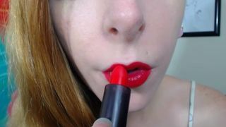 SchuylarWitch - red hot teen lipstick fetish