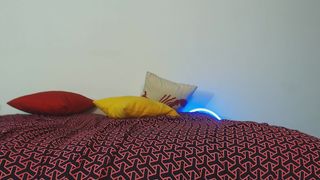 luck guy plays with 2 sexy babes