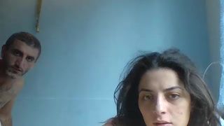exotic couple dress suck blowjob facial swallow