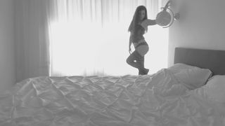Giggles_d PREMlUM black and white tease