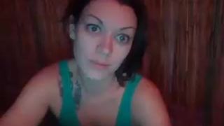 Camwhore Fucks Herself With Beer Bottle