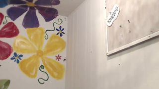 smoking hot blue eyes white tank pink pussy