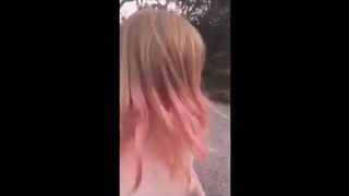 Naked Ten Walks Outside