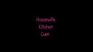 SimplySara - Housewife Kitchen Cum in private premium video