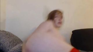 JaimeeFae Buttplug squirting doggystyle