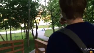 Sobestshow Public Throat Blowjob in the Forest