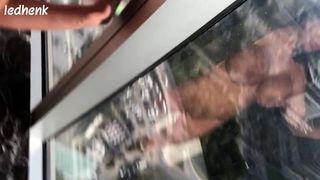 My sperm wet the huge breasts of Anastasia Doll