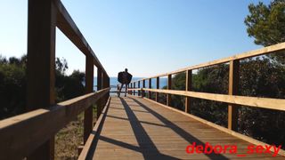 debora_sexy in spiaggia