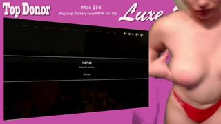 zoie burgher shows pussy