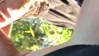Public park blowjob