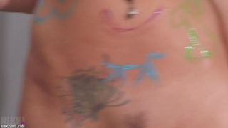 Nikki Sms nude paint