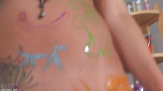 Nikki Sms nude paint