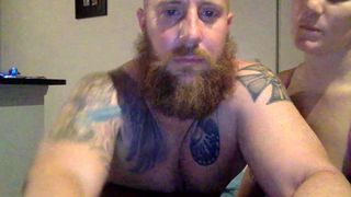 fit couple bend over table fuck cum