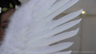 Mila Winter - Angelic Hitachi and Butt Plug