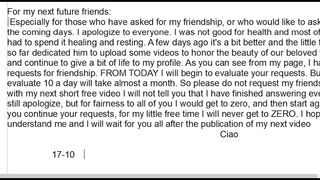 For my nex future friends.