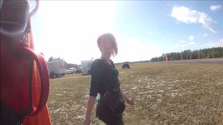 Snugglepunk literally just skydiving