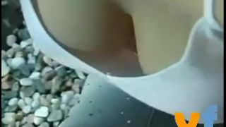 Hot japanese girl with perfect tits