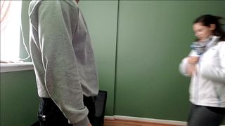 Ashley Alban Bondage blowjob