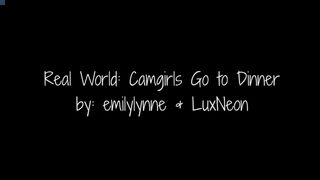 EmilyLynne & LuxNeon Dinner