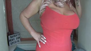 LEVI PLAYING WITH HER HUGE TITS ON BABEX