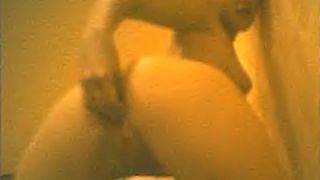 MFC Luvishere  putting Geisha Balls in her ASS