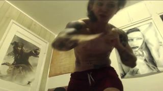 kinkynirvana - muscle girl badass will knock you out
