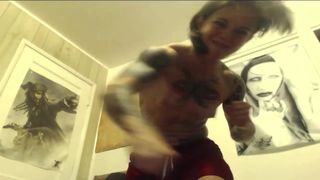kinkynirvana - muscle girl badass will knock you out