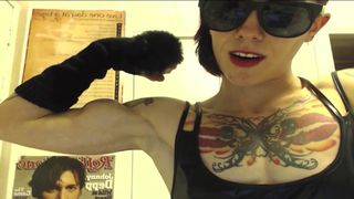kinkynirvana - bad ass muscle worship queen