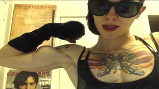 kinkynirvana - bad ass muscle worship queen