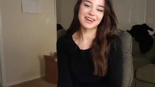 Sweet teen brunette earns extra cash
