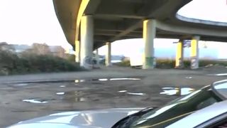 Billige Schnalle Draussen Auf Dem Benz Durchgerammelt