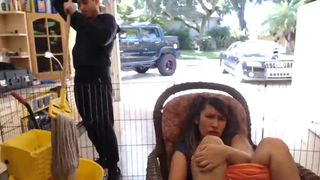 hotpussytime sucking the workman