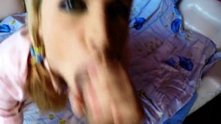 CandyLisa - Step Daddy feeding me lollypop and cock in private premium video