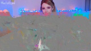 Batsxlizard masturbates with Lush and legs fully opened