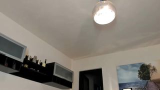 Alesia oil shower recording finger tease