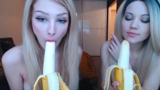 two hot blonde camgirls