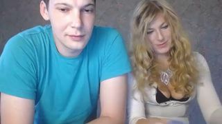 beautiful blonde wife spreads legs fingers perfect puss
