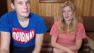 gorgeous blondy thigh-high socks suck fuck facial