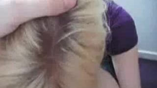 blonde babe loves uncut cocks sucks pre cum