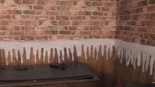 Bella Mendez catch candy with her mouth