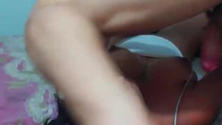 sexy curvy babe swallows