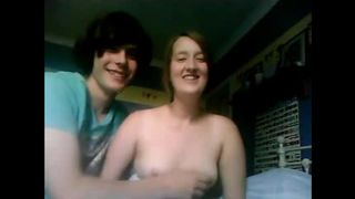 Jess and her bf tease on webcam