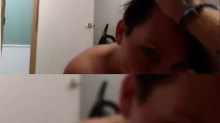 Hungry Slut gives Blowjob! Deepthroat Fox