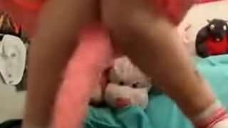 MollyEx Pops her Pussycat! Meowwwww! Watch my Tail Wagging for You!
