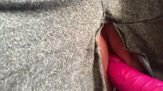 Mommy Rips a Hole in her Pants to Tease and Dominate you