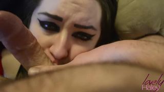 Emo Haley becomes a Submissive Cock Slave