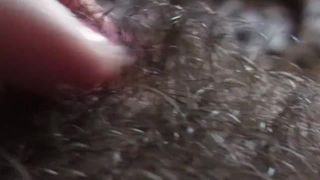 Big Clit Hiding in the Hairy Bush