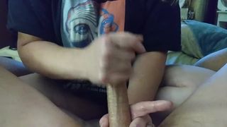 Edgeing and Teasing your Cock with a Slippery Teasing Hand Job.