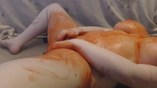 *FAKE* Bloody Vampire Masturbation - Toy Free