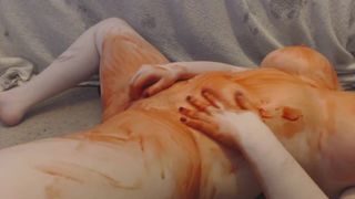 *FAKE* Bloody Vampire Masturbation - Toy Free